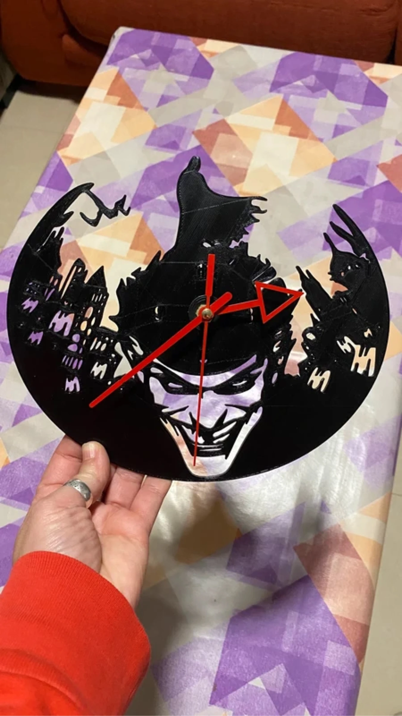 Reloj vinilo Batman